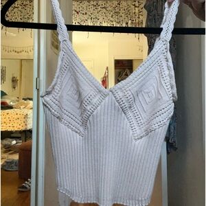 Free people crochet tank